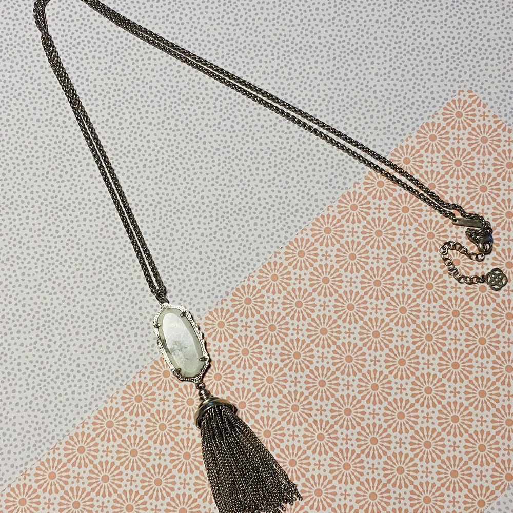 Kendra Scott Everly White Howlite Necklace